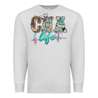 Dove Grey western nurse cna life Premium Sweatshirt - BarkalooDesign