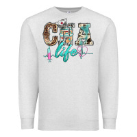 Oatmeal Heather western nurse cna life Premium Sweatshirt - BarkalooDesign