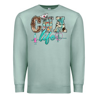 Seafoam western nurse cna life Premium Sweatshirt - BarkalooDesign