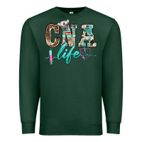 Sports Green western nurse cna life Premium Sweatshirt - BarkalooDesign