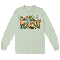 Matcha highly caffeinated coffee cups Long Sleeve Tee - Zillion Design Studio