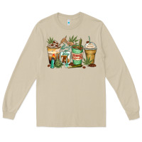 Mushroom highly caffeinated coffee cups Long Sleeve Tee - Zillion Design Studio