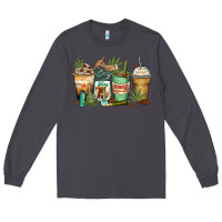 Smoke highly caffeinated coffee cups Long Sleeve Tee - Zillion Design Studio