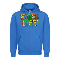 True Royal juneteenth nurse life Zipper Hoodie - AdoDesignShop
