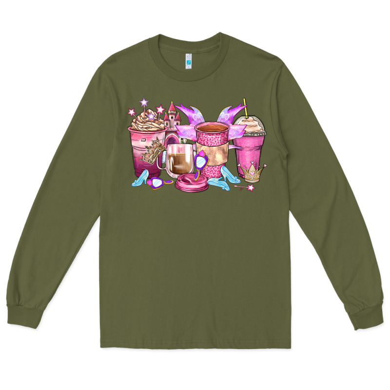 Princess Coffee Cups Long Sleeve Tee by Zillion Design Studio | Teevron