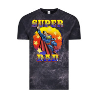 Cloud Black super dad Vintage Tee - BarkalooDesign