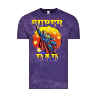Cloud Purple super dad Vintage Tee - BarkalooDesign