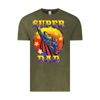 Vintage Olive super dad Vintage Tee - BarkalooDesign