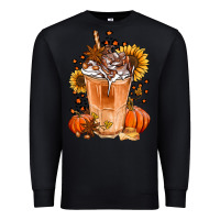 Black pumpkin spice ice latte Premium Sweatshirt - Jasminsmagicworld
