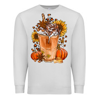 Dove Grey pumpkin spice ice latte Premium Sweatshirt - Jasminsmagicworld