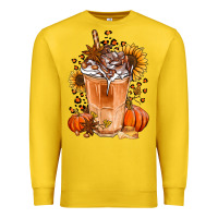 Lemon pumpkin spice ice latte Premium Sweatshirt - Jasminsmagicworld