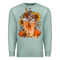 Seafoam pumpkin spice ice latte Premium Sweatshirt - Jasminsmagicworld