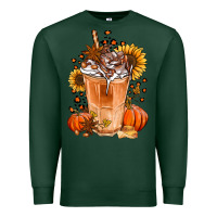Sports Green pumpkin spice ice latte Premium Sweatshirt - Jasminsmagicworld