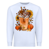 White pumpkin spice ice latte Premium Sweatshirt - Jasminsmagicworld