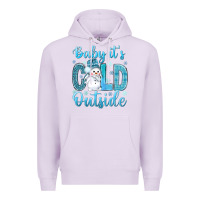 Lilac baby its cold outside Premium Hoodie - NancyCooperArtShop