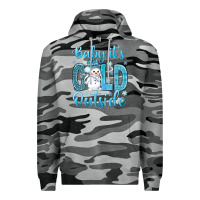 Slate Camo baby its cold outside Premium Hoodie - NancyCooperArtShop