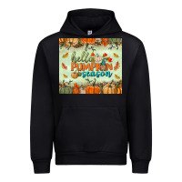 Black hello pumpkin season tumbler Urban Hoodie - BundleAndBundleShop