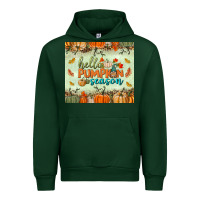 Forest Green hello pumpkin season tumbler Urban Hoodie - BundleAndBundleShop