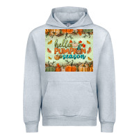 Heather Grey hello pumpkin season tumbler Urban Hoodie - BundleAndBundleShop
