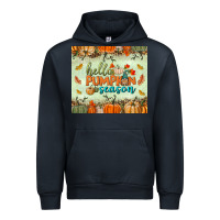 Navy hello pumpkin season tumbler Urban Hoodie - BundleAndBundleShop