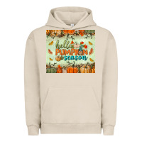 Pigment French Oak hello pumpkin season tumbler Urban Hoodie - BundleAndBundleShop