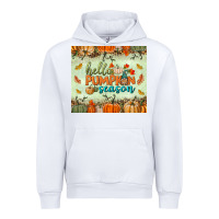 White hello pumpkin season tumbler Urban Hoodie - BundleAndBundleShop