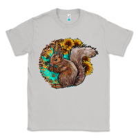 Moon Dust western squirrel with sunflowers Classic Tee - CowhideDigitalArt