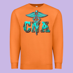Western Nurse Certified Nurse Assistant Medilcal Symbol Premium Sweatshirt Designed By Barkaloodesign