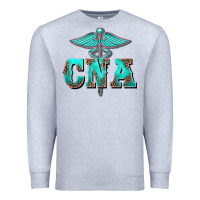 Heather Grey western nurse certified nurse assistant medilcal symbol Premium Sweatshirt - BarkalooDesign