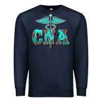 Navy western nurse certified nurse assistant medilcal symbol Premium Sweatshirt - BarkalooDesign