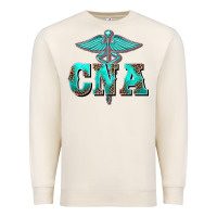 Sandshell western nurse certified nurse assistant medilcal symbol Premium Sweatshirt - BarkalooDesign