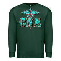 Sports Green western nurse certified nurse assistant medilcal symbol Premium Sweatshirt - BarkalooDesign