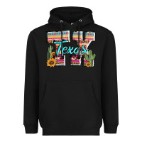 Black texas tx aztec cactus leopard Heavyweight Hoodie - AdoDesignShop