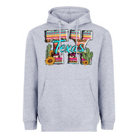Heather Grey texas tx aztec cactus leopard Heavyweight Hoodie - AdoDesignShop