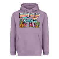 Lavender texas tx aztec cactus leopard Heavyweight Hoodie - AdoDesignShop
