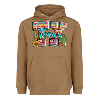 Toasted Coconut texas tx aztec cactus leopard Heavyweight Hoodie - AdoDesignShop