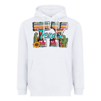White texas tx aztec cactus leopard Heavyweight Hoodie - AdoDesignShop