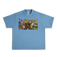 Pebble Blue army mom Urban Heavy Tee - texasbilliewilder