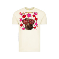 Vintage Arctic Valentine's day  labrador retriever Vintage Tee - RanaPortraitStore