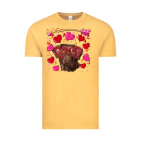 Valentine's Day  Labrador Retriever Vintage Tee | Teevron