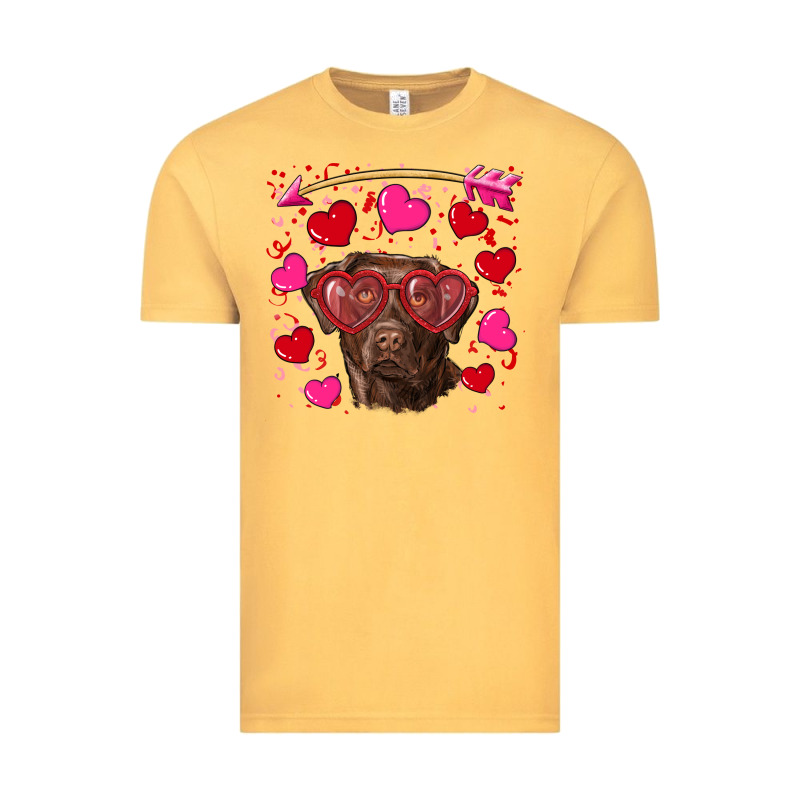 Valentine's Day  Labrador Retriever Vintage Tee by RanaPortraitStore | Teevron