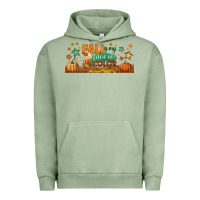 Pigment Oil Green fall is my favorite color libbey glass Urban Hoodie - BundleAndBundleShop