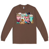 Chestnut small business coffee cups Long Sleeve Tee - Zillion Design Studio