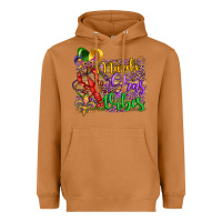 Meerkat mardi gras vibes crawfish mask and fleur de lis Heavyweight Hoodie - Artiststas