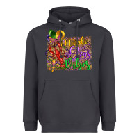 Smoke mardi gras vibes crawfish mask and fleur de lis Heavyweight Hoodie - Artiststas