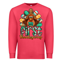 Cardinal my first thanksgiving turkey Premium Sweatshirt - Jasminsmagicworld