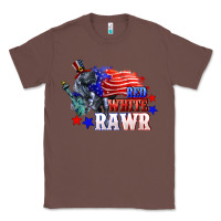 Chestnut Red white rawr 4th of july Classic Tee - CowGirlArtShop