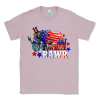 Lilac Red white rawr 4th of july Classic Tee - CowGirlArtShop