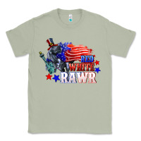 Matcha Red white rawr 4th of july Classic Tee - CowGirlArtShop