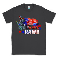 Smoke Red white rawr 4th of july Classic Tee - CowGirlArtShop